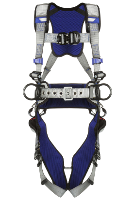 3M | DBI-SALA ExoFit X200 Comfort Wind Energy Climbing & Positioning Safety Harness w/ Belt, Quick-Connect Chest and Legs, Chest and Side D-Rings (front)