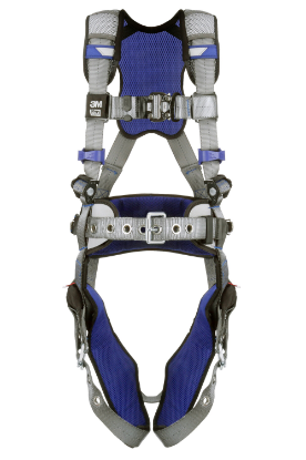 3M | DBI-SALA ExoFit X200 Comfort Mining Safety Harness, Quick-Connect Chest and Legs (front)
