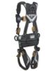 ExoFit NEX Comfort Arc Flash Construction Positioning Safety Harness, Quick-Connect Chest and Legs, Side D-Rings, Back