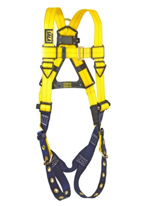 Delta Vest-Style Harness, Pass-Through Chest, Tongue-Buckle Legs, Front	