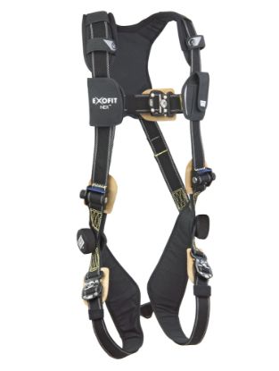 ExoFit NEX Comfort Arc Flash Vest Safety Harness, Quick-Connect Chest and Legs, Front	