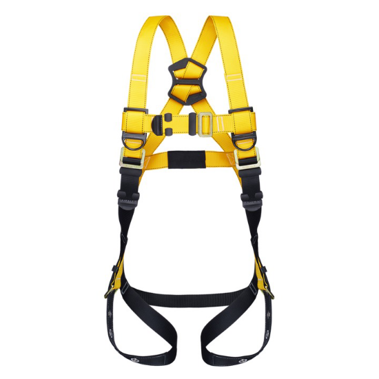 Guardian Series 1 Full-Body Harness, Pass-Through Chest, Tongue-Buckle Legs, Front